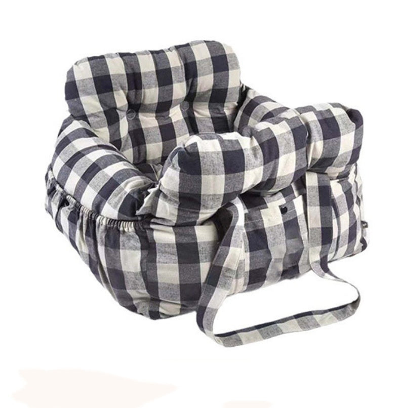 Travel Booster Car Seat ā Cozy, Secure, and Stylish for Every Pet Adventure!