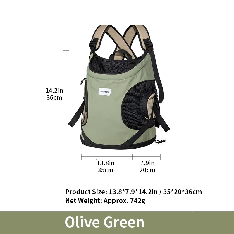 Pet Front Carry Chest Backpack ā Stylish, Secure & Super Comfortable for Outdoor Adventures