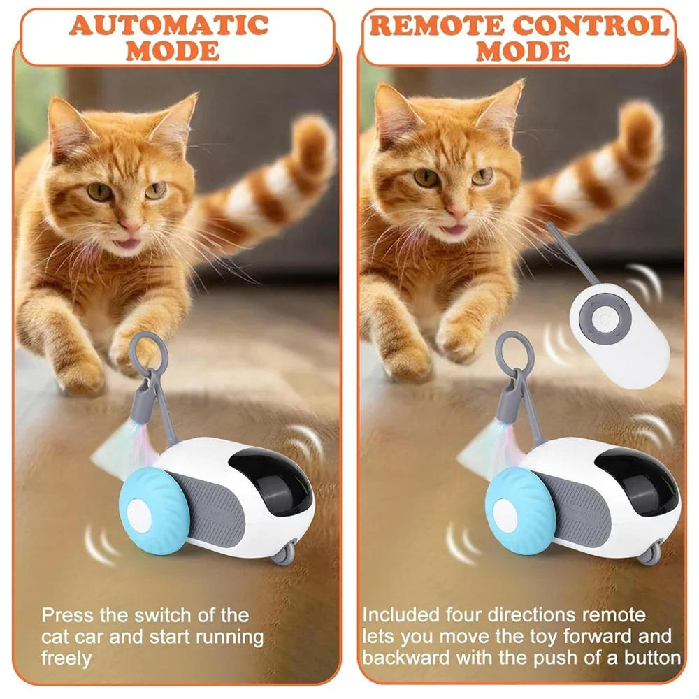 Cat Chase Car ā Automatic Rolling Toy for Non-Stop Feline Fun