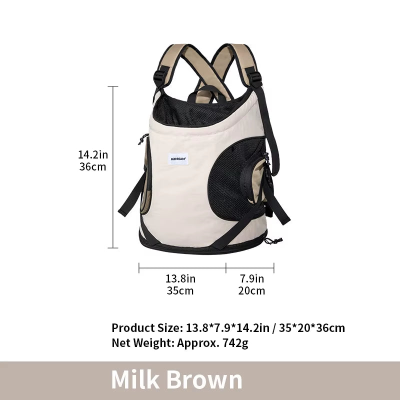 Pet Front Carry Chest Backpack ā Stylish, Secure & Super Comfortable for Outdoor Adventures