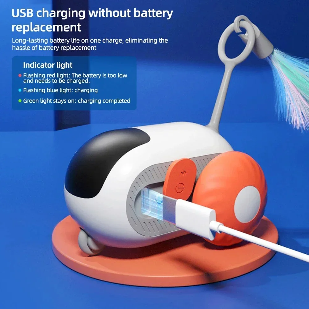 Cat Chase Car ā Automatic Rolling Toy for Non-Stop Feline Fun