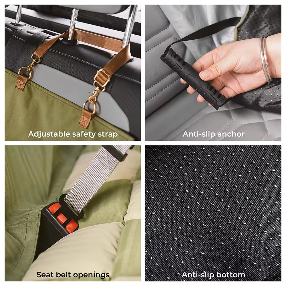 Deluxe Dog Car Seat Bed ā Travel in Safety, Lounge in Style