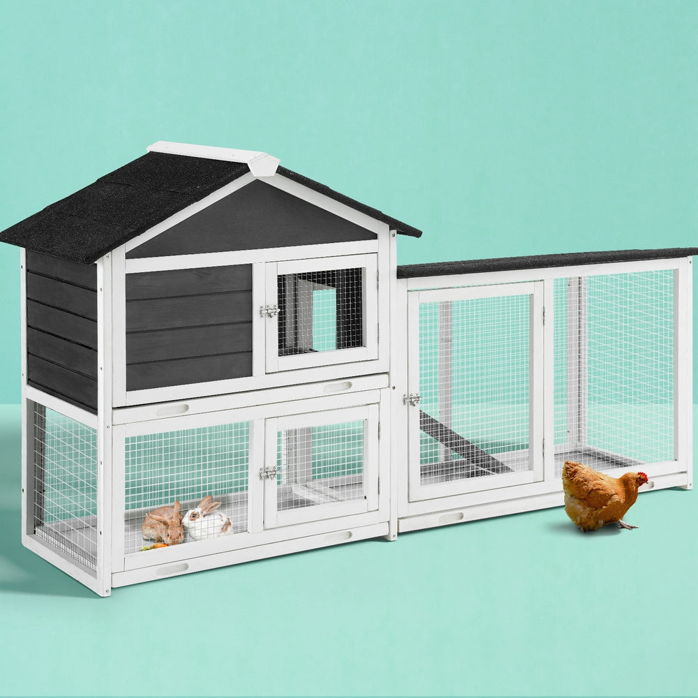 iPet Homestead Haven Coop & Hutch