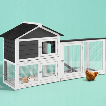 iPet Homestead Haven Coop & Hutch